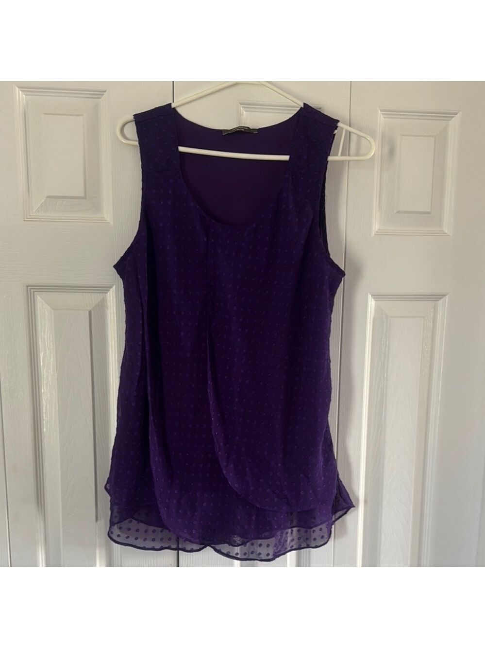 Denver Hayes Purple Sleeveless Tank Top